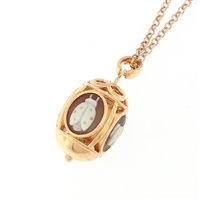 Pendente Cameo Italiano Donna Carousel in Argento P78 - P78